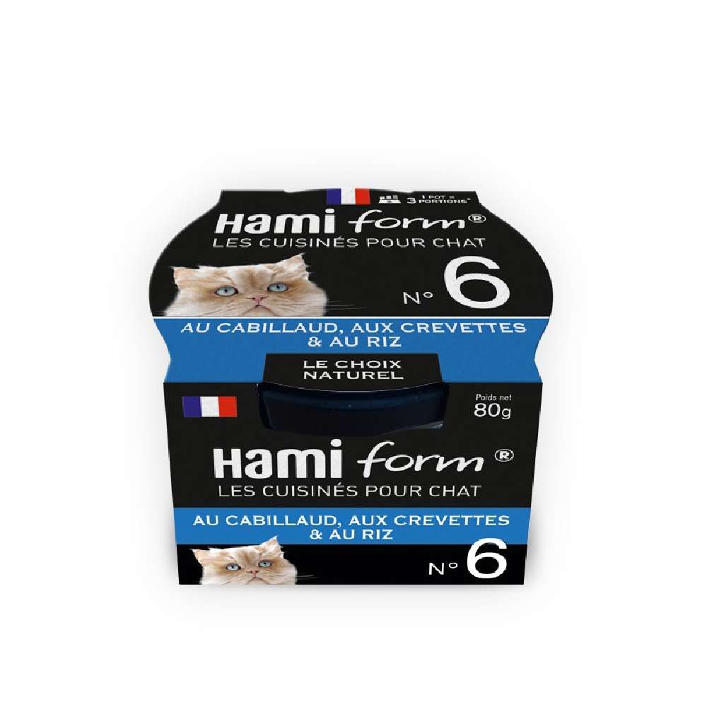 Patée Hami-Form Cabillaud, Crevettes & Riz